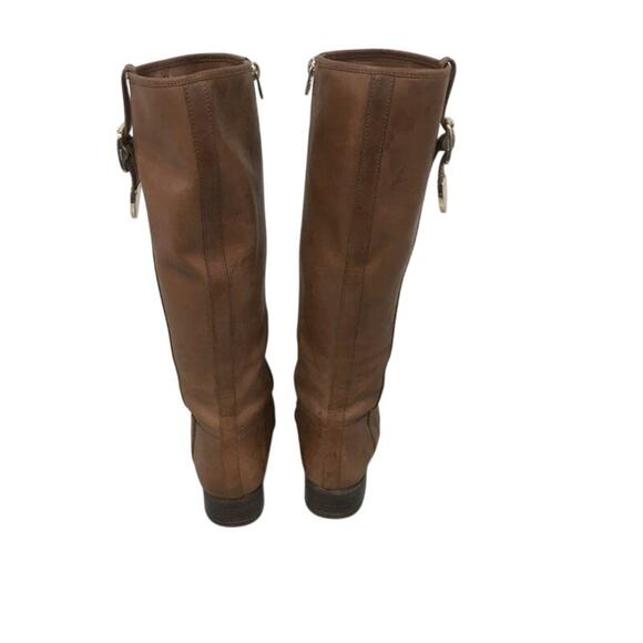 Coach Brown Leather Easton Boot Size 6.5 - Picture 4 of 6